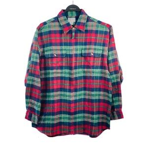 Arizona Men’s Long Sleeve Zip Down Flannel Shirt L NWOT